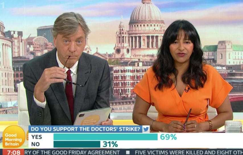 Good Morning Britain hosts have been called out for an on air 'blunder'