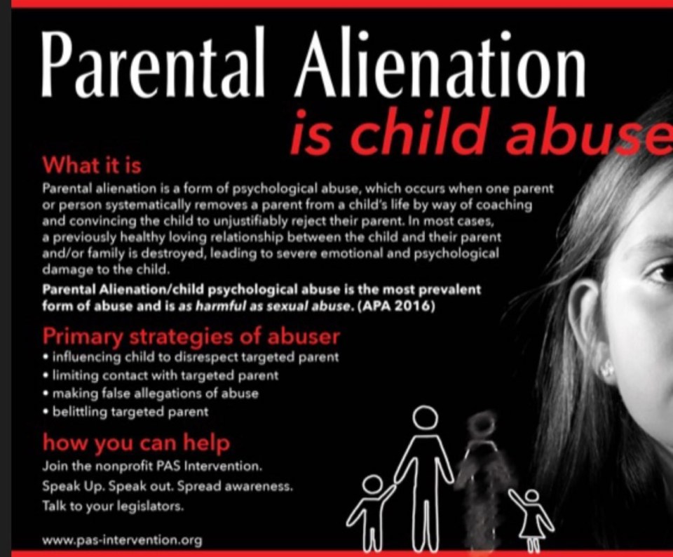 He has since shared a post on his Instagram about 'parental alienation'