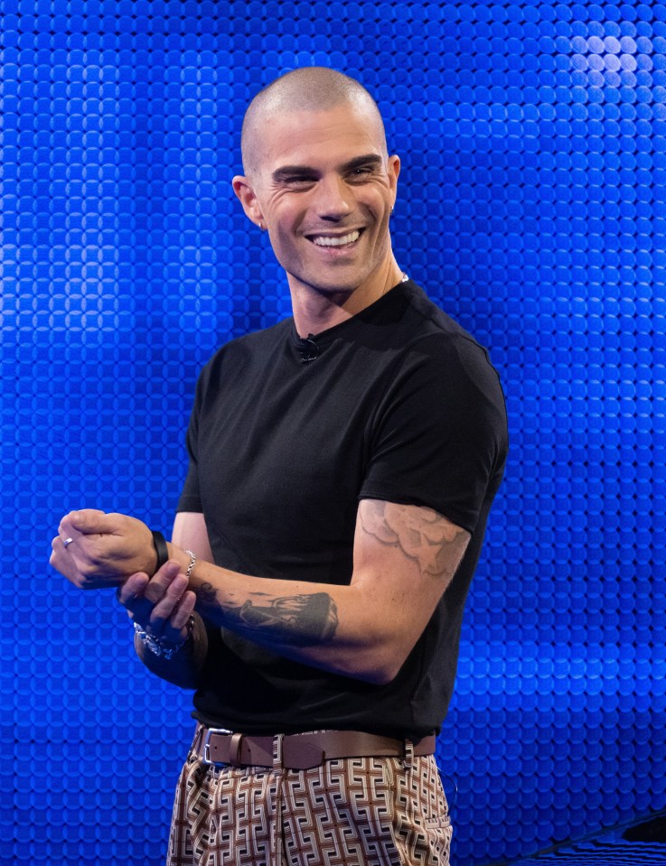 Editorial use only Mandatory Credit: Photo by ITV/Shutterstock (13857342j) Max George 'The Chase Celebrity Special' TV Show, UK - 09 Apr 2023 The Chase Celebrity Special, is a British ITV quiz show hosted by Bradley Walsh in which contestants play against a professional quizzer, the "chaser", who attempts to prevent them winning the cash prize. The Chasers include - Mark 'The Beast' Labbett, Anne 'The Governess' Hegerty, Paul 'The Sinnerman' Sinha, Jenny 'The Vixen' Ryan, Darragh 'The Menace' Ennis, and Shaun 'The Dark Destroyer' Wallace.