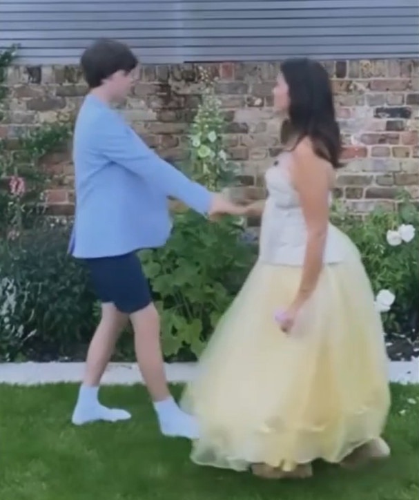 Deborah's 'chemo dancing' videos with her son Hugo went viral online