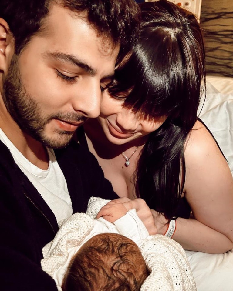 Daisy Lowe and Jordan Saul have named their daughter Ivy