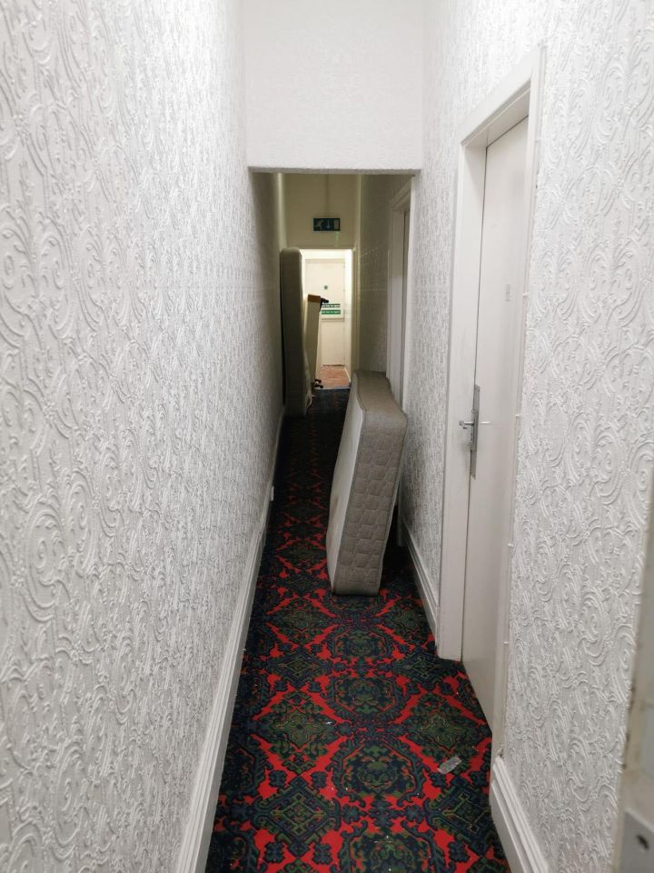 There was even allegedly an mattress abandoned in a corridor