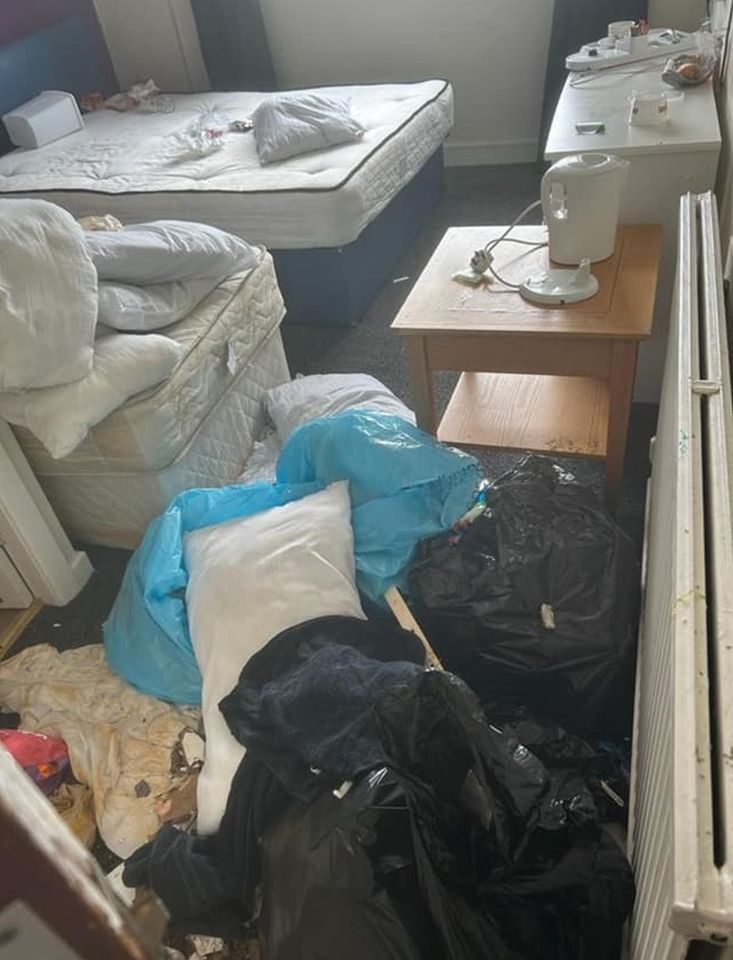 Pamela said her family "opened the doors and were horrified" by the state of the room.