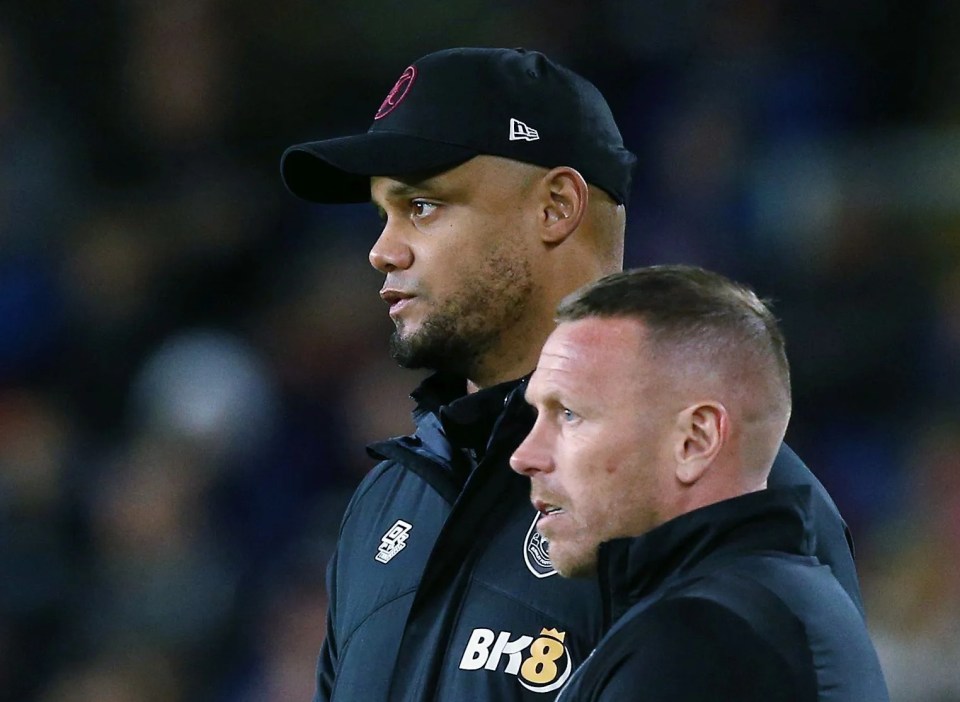 Bellamy works with former Man City pal Vincent Kompany at Turf Moor