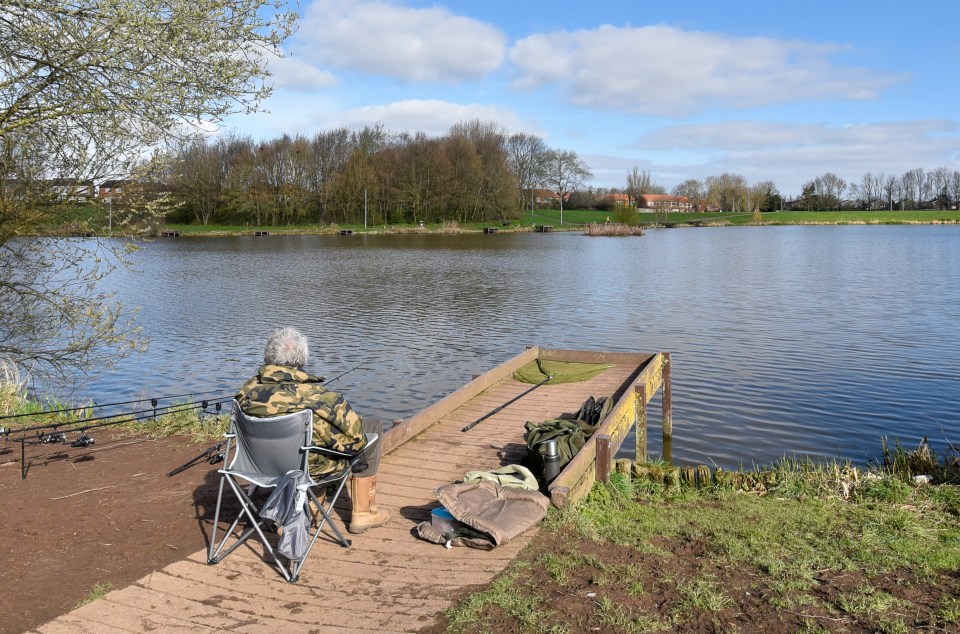 The picturesque area is popular with fishermen and dog walkers