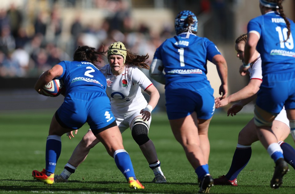 Emily Robinson starred in England's victory over Italy