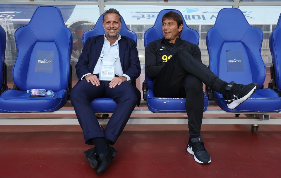 Paratici worked closely with Antonio Conte at Spurs