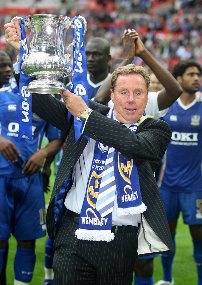 Harry Redknapp won the FA Cup on his return to Porstmouth