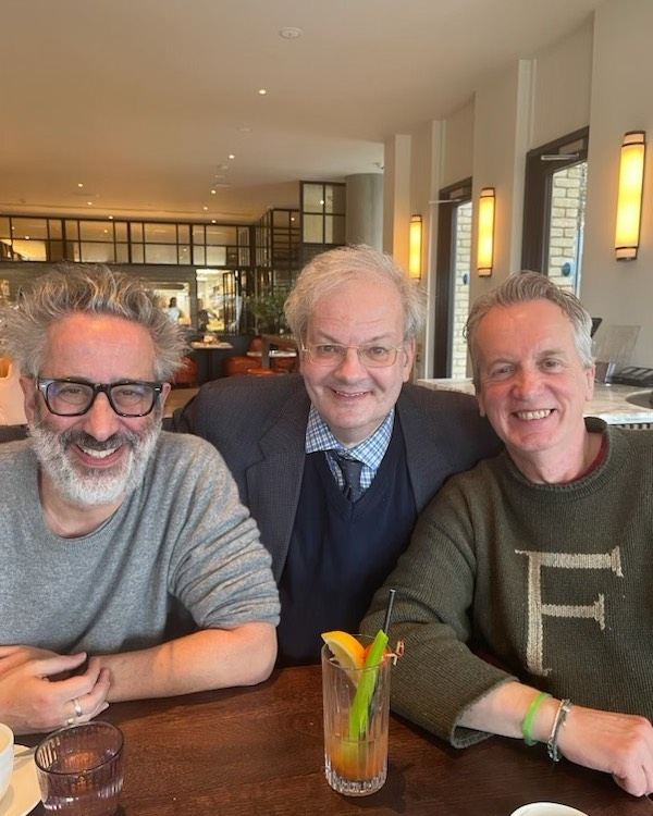 Frank Skinner and David Baddiel have reunited with pal 'Statto' from their cult show Fantasy Football League