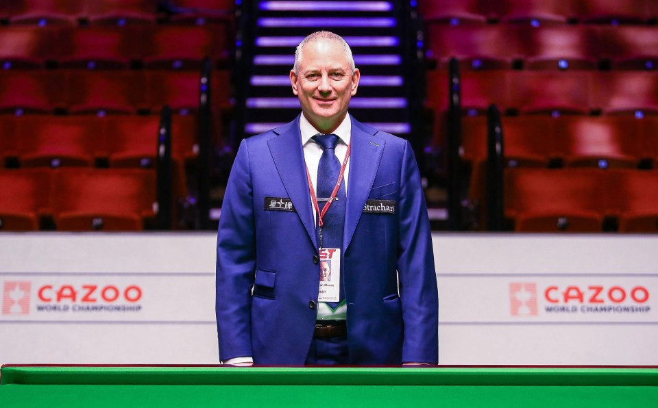 Brendan Moore used to drive a bus past the Crucible now he's got a ticket to retirement after the final on Sunday and Monday