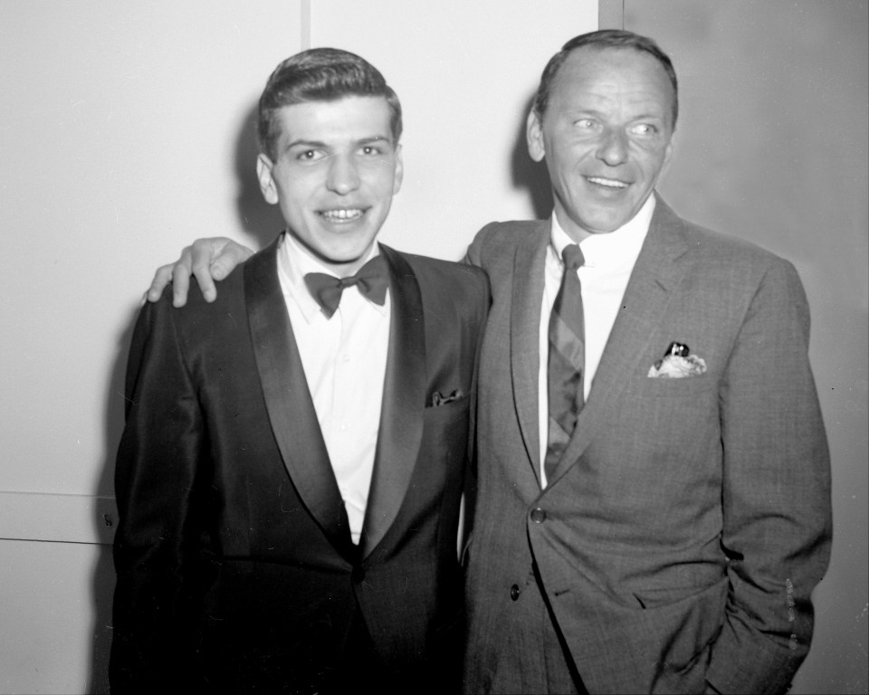 A grateful Sinatra was eventually reunited with his son Frank Jr