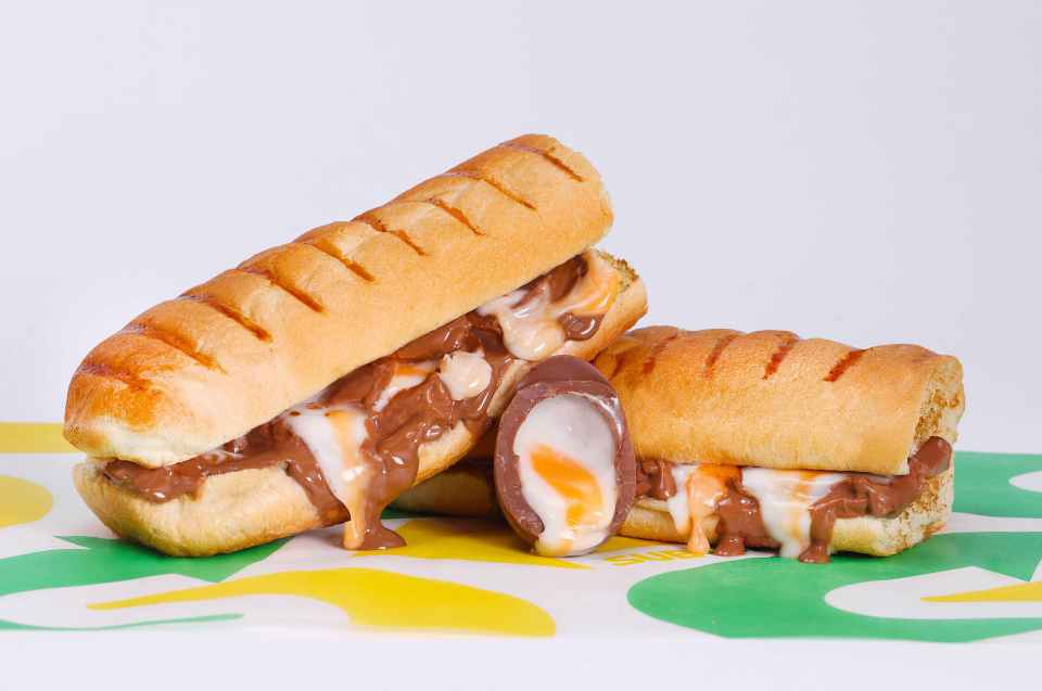 500 Subway Creme Egg sandwiches will be handed out on Friday