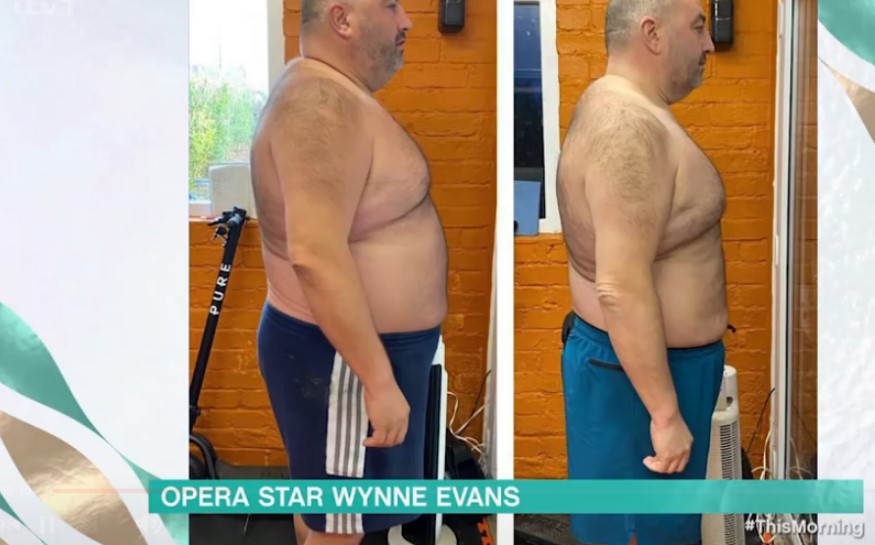 Wynne admitted on This Morning that he's lost five stone