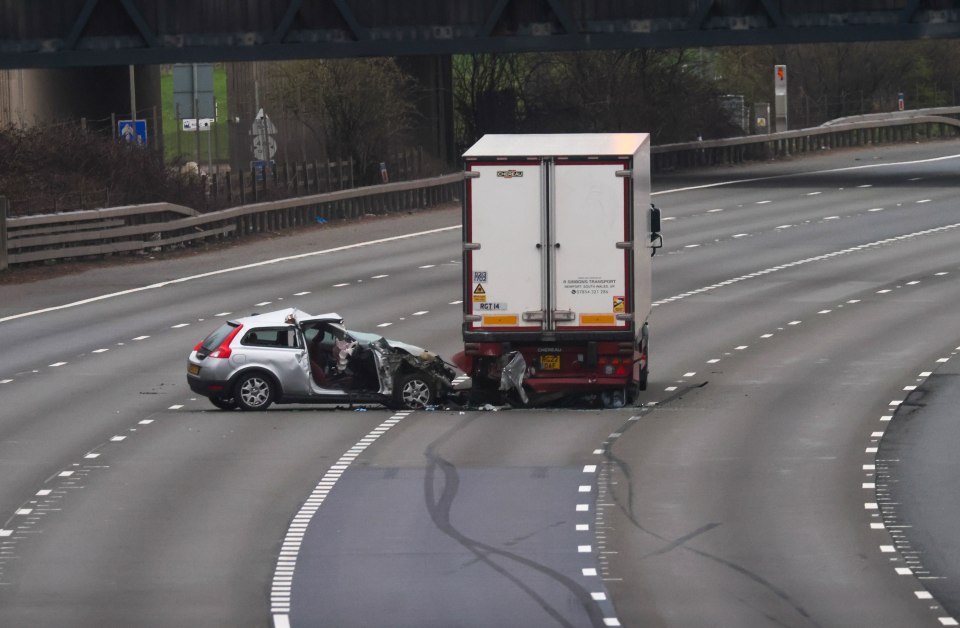 The 41-year-old was said to be involved in a horror smash on the M25 near Heathrow Airport