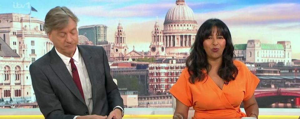 Fans noted Richard and Ranvir had been 'whispering' while off-camera