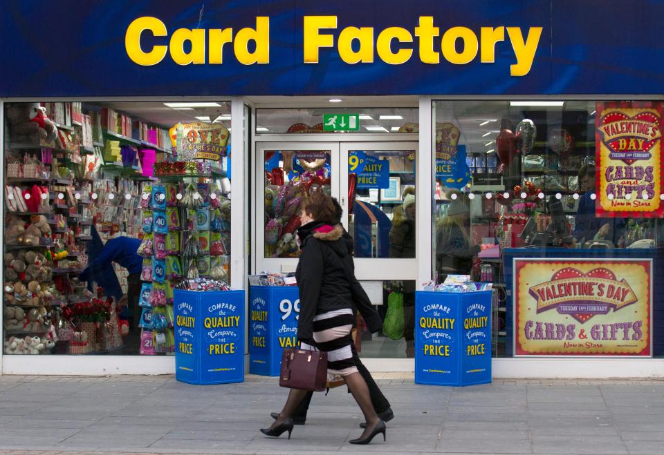 Card Factory has slashed the prices of their milestone birthday gifts