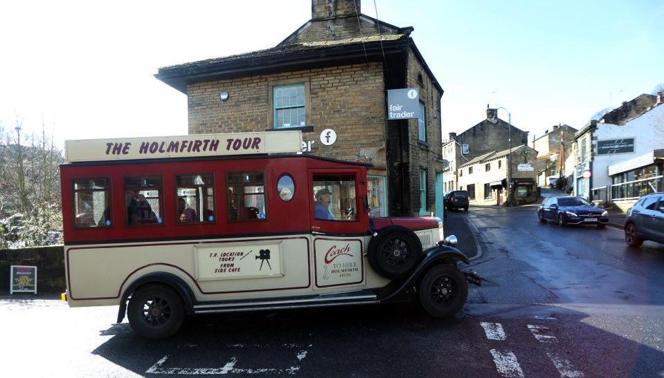 Visitors to the town can take a bus tour to see the sights