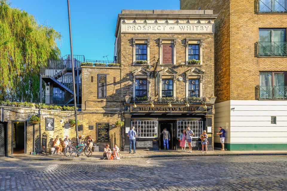 The Prospect of Whitby is regularly voted as one of the best pubs in London