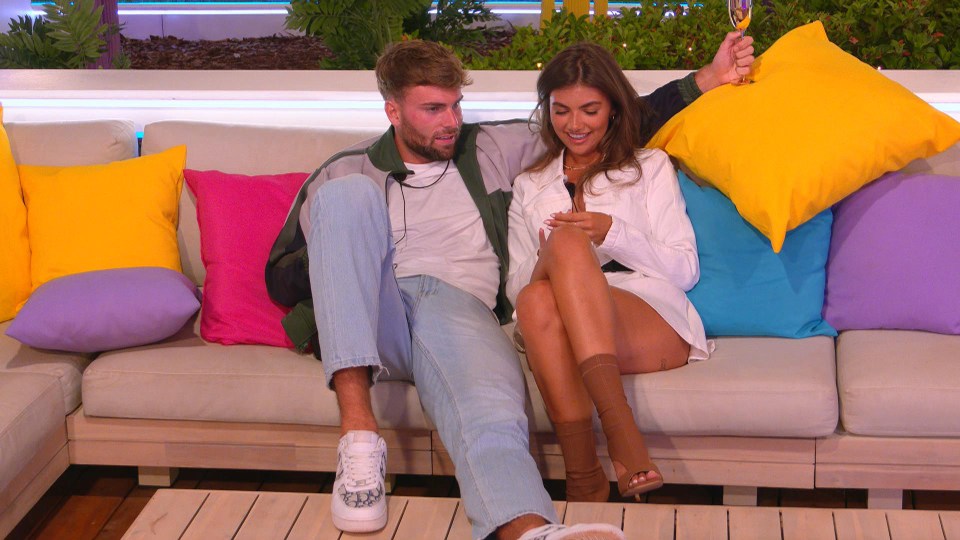 The former couple were an instant hit on Love Island