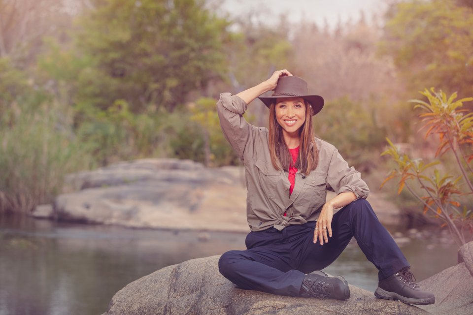 Myleene Klass was one of the new famous faces to appear on I'm A Celebrity this evening