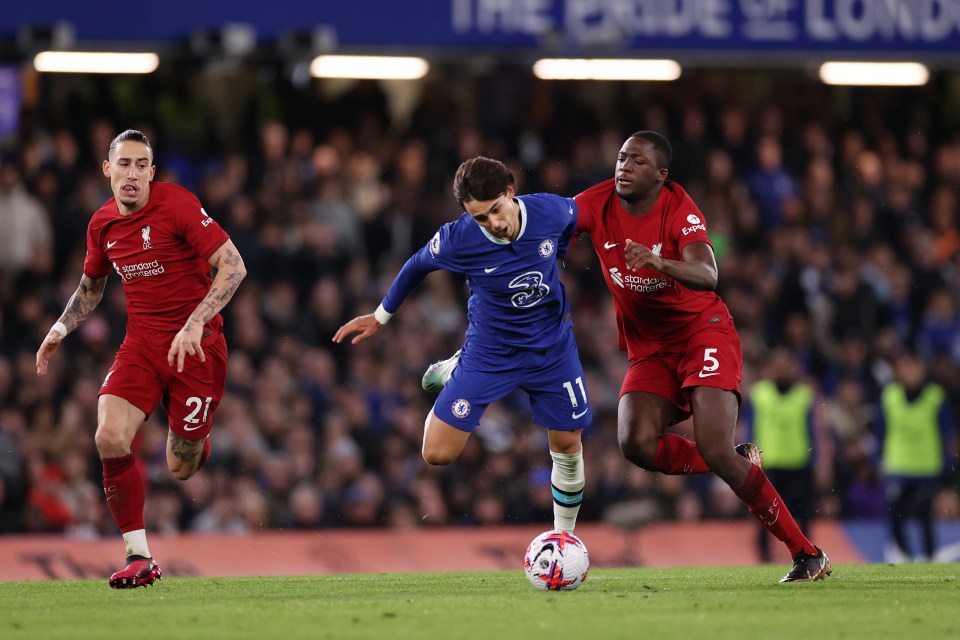 Chelsea's Joao Felix missed a brilliant opportunity to put his side ahead in the first half