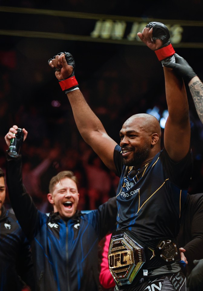 UFC heavyweight champion Jon Jones is Fury's opposite number in mixed martial arts