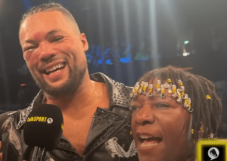 Joe Joyce's mum Marvel interupted his interview on talkSPORT