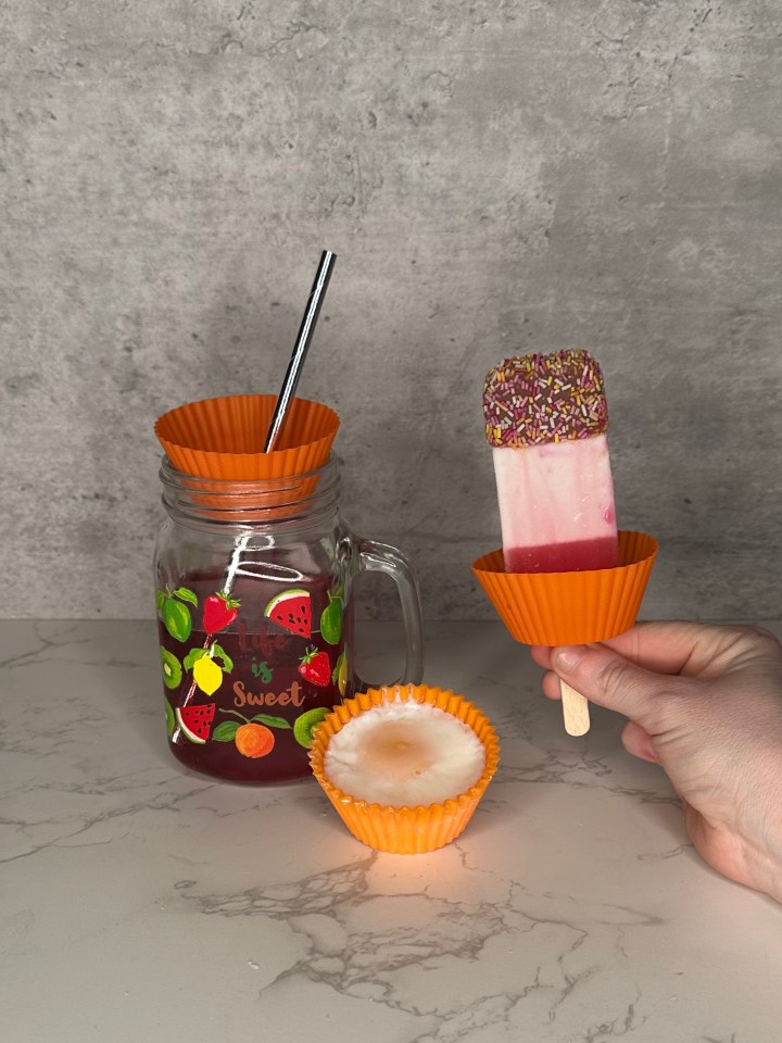 Silicone cupcake cases aren't just used for making cakes