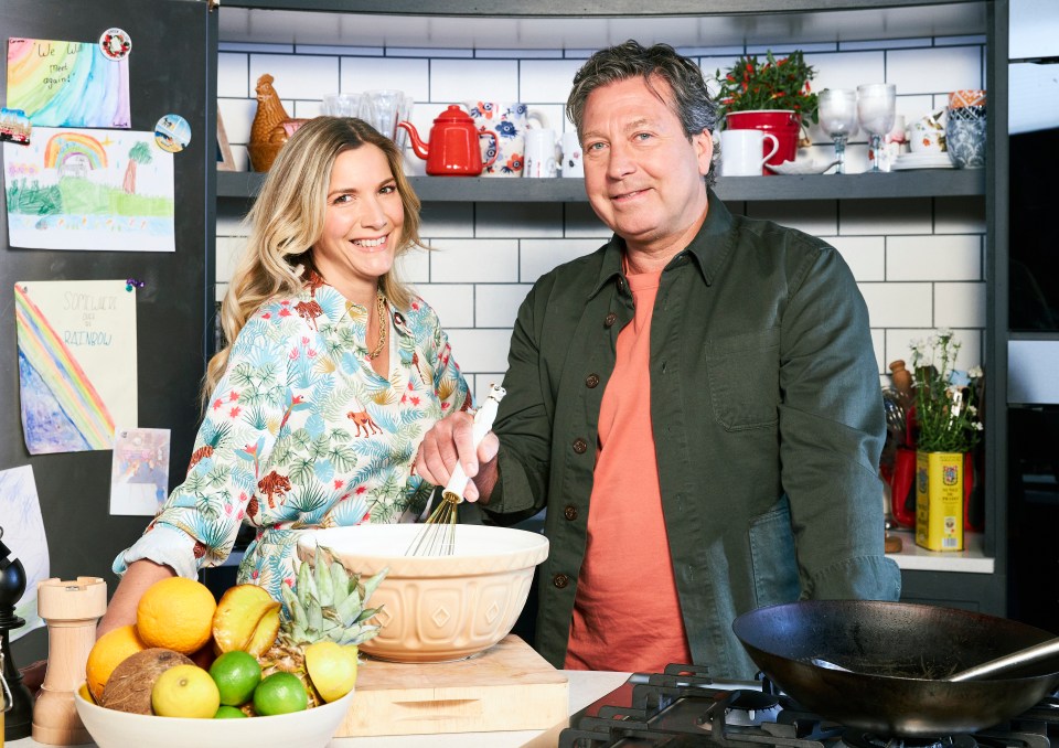 John Torode and Lisa Faulkner are going 'a little off piste' on the new Weekend Kitchen