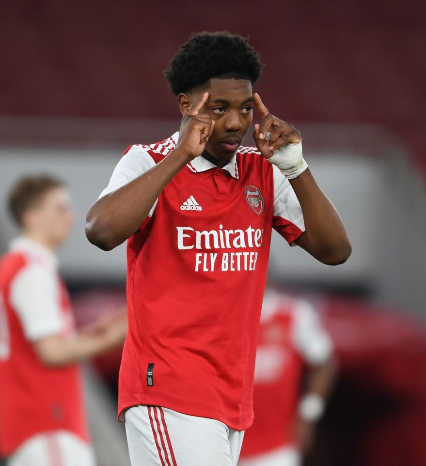 Myles Lewis-Skelly, at just 16, plays with a maturity beyond his years for Arsenal's U18s