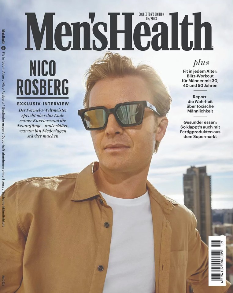 Rosberg opened up to Men's Health about his decision to retire