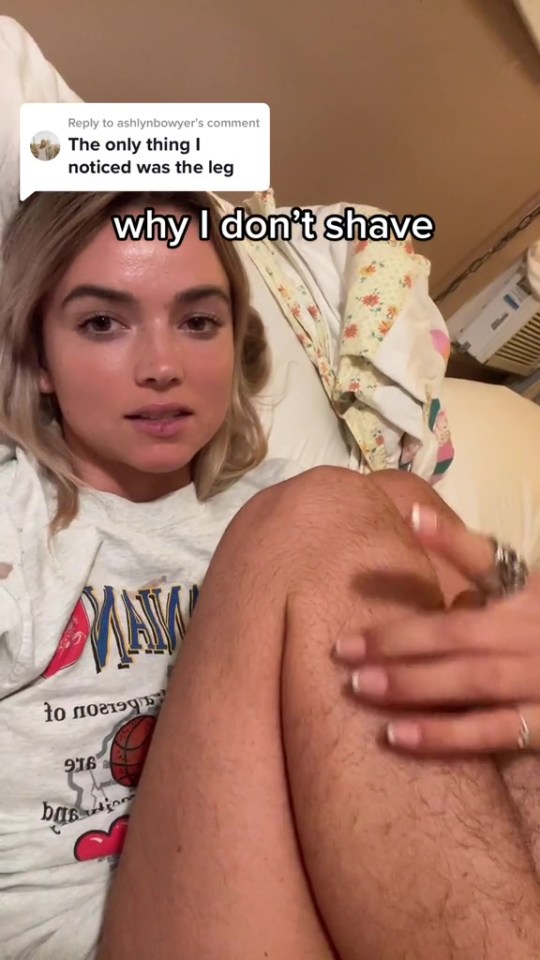 A MUM is hitting back at her haters who say she should shave her hair legs and people are praising her for it