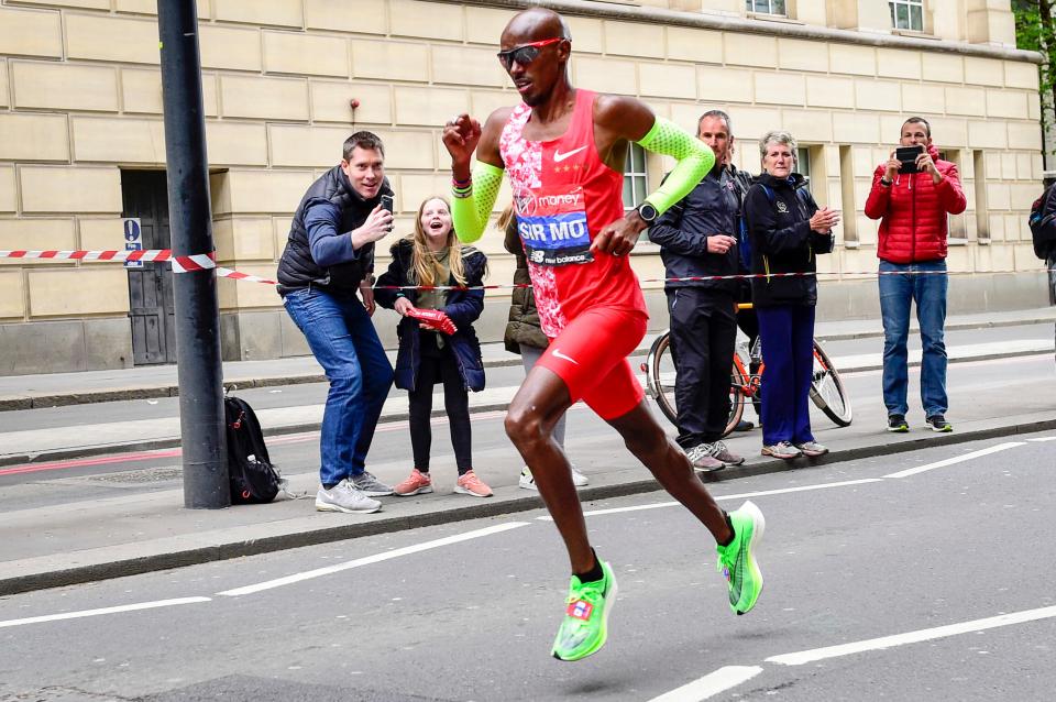 Sir Mo last ran the London Marathon in 2019