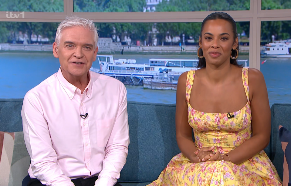 Rochelle Humes has stood in for her alongside Phillip Schofield