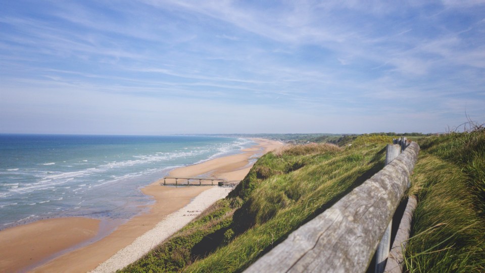 Calais has a beautiful beach right by the port