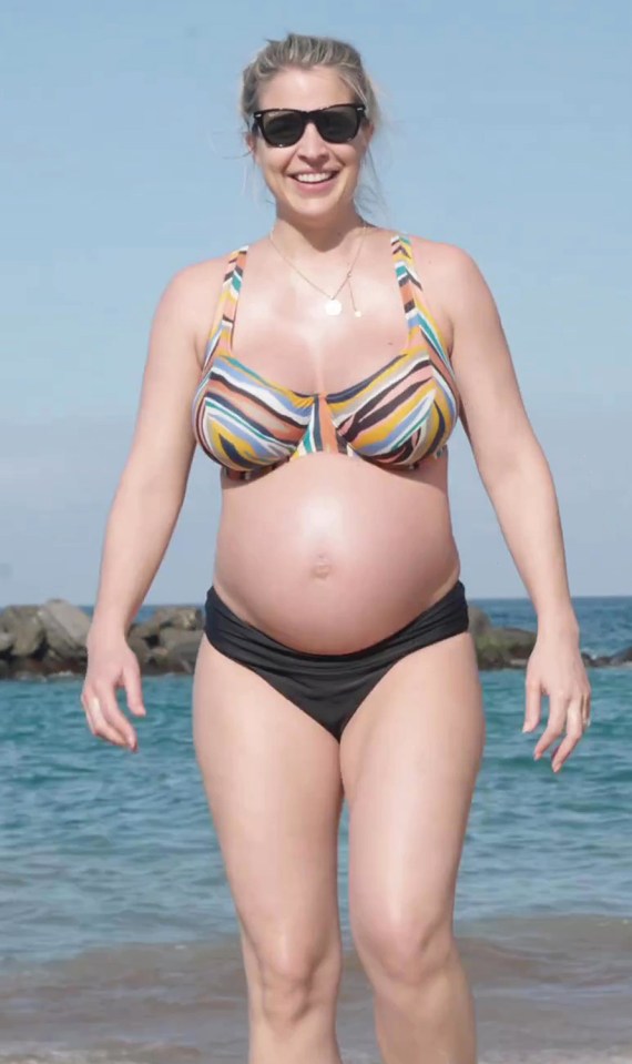 The actress hit back at mum-shamers after she revealed her pregnant body