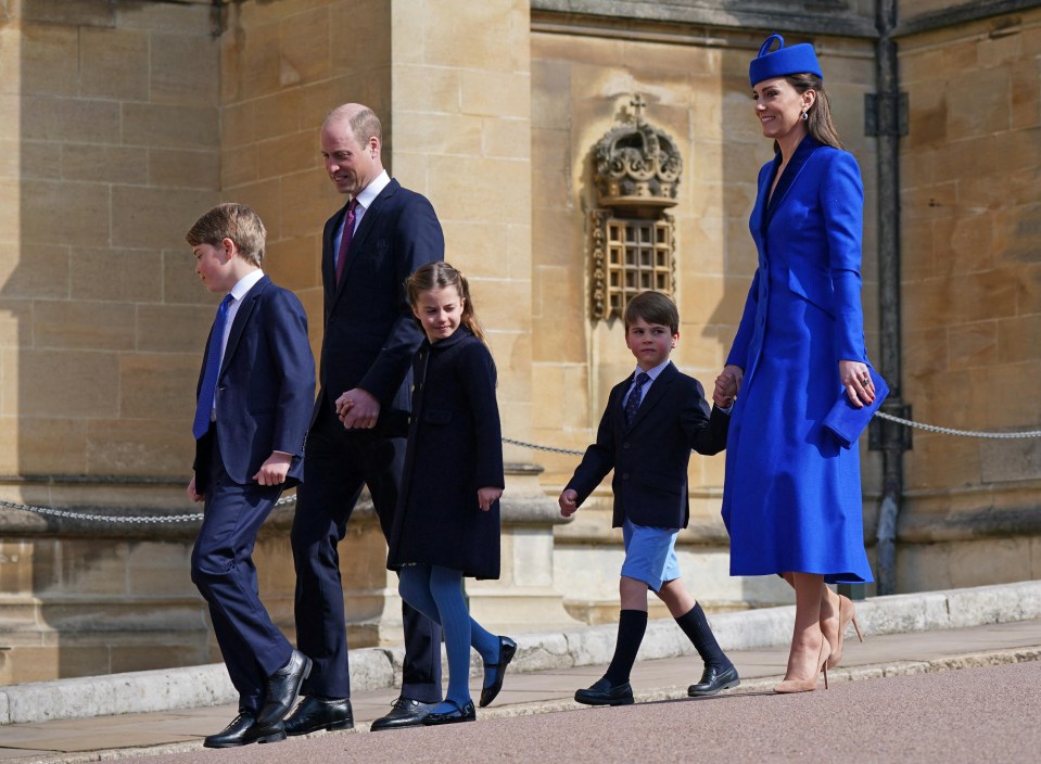 A body language expert said Kate is following in late mother-in-law Diana's parenting footsteps