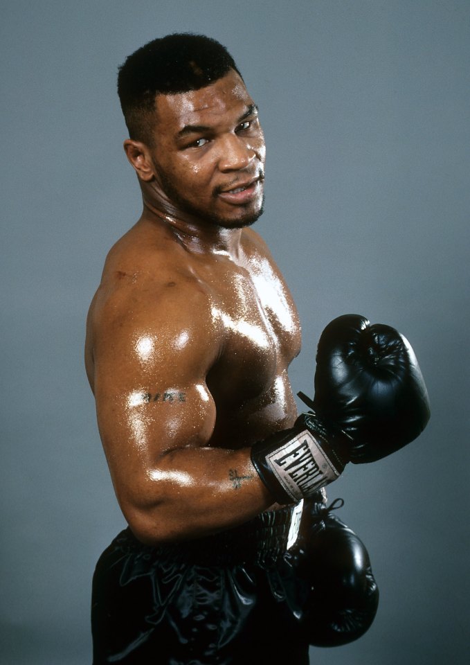 Mike Tyson poses for a portrait in 1987