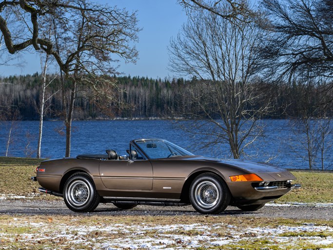 The 1973 Ferrari 365 GTS/4 Daytona Spider by Scaglietti is one of only 122 remaining models