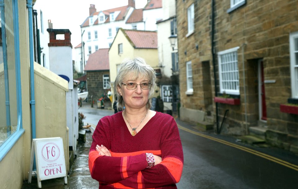 Donella Agar, 59, could not afford to buy a property in Robin Hood's Bay