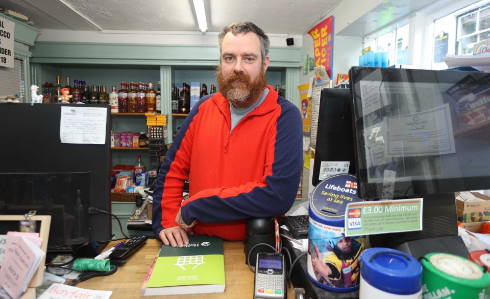 Dave Winter's business struggles through winter months due to a lack of local residents