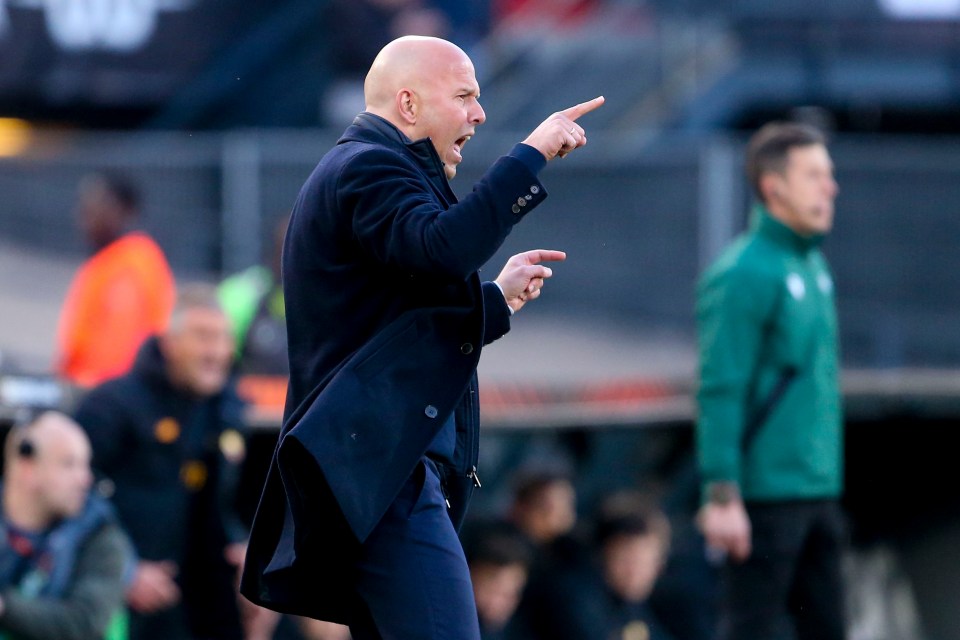 Feyenoord manager Arne Slot has impressed this season in the Eredivisie