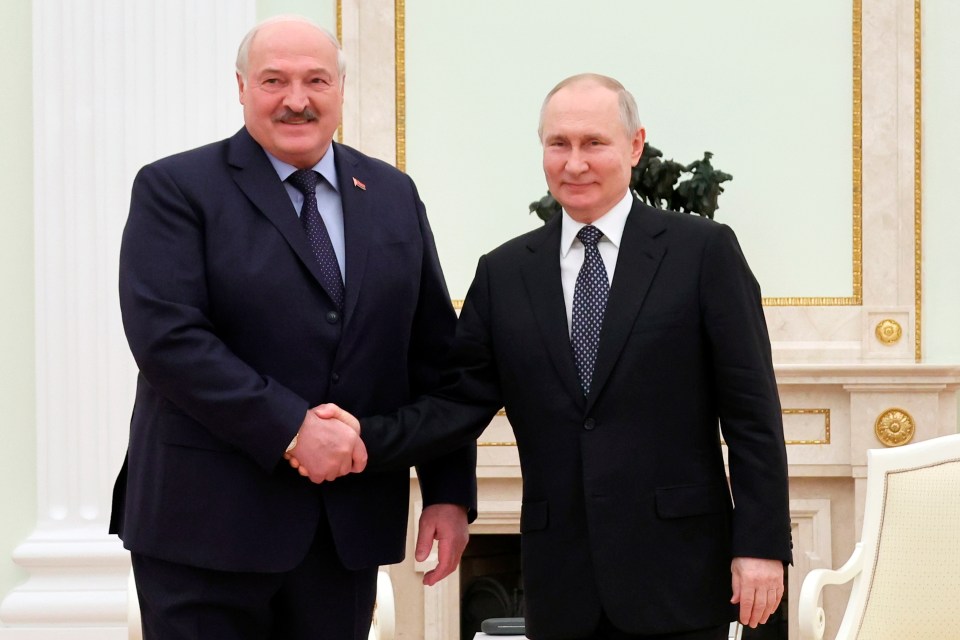 It came as Putin met with ally Alexander Lukashenko