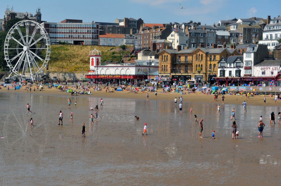 South Bay is Scarborough, Yorkshire, has been dubbed the UK's most "haunted" beach