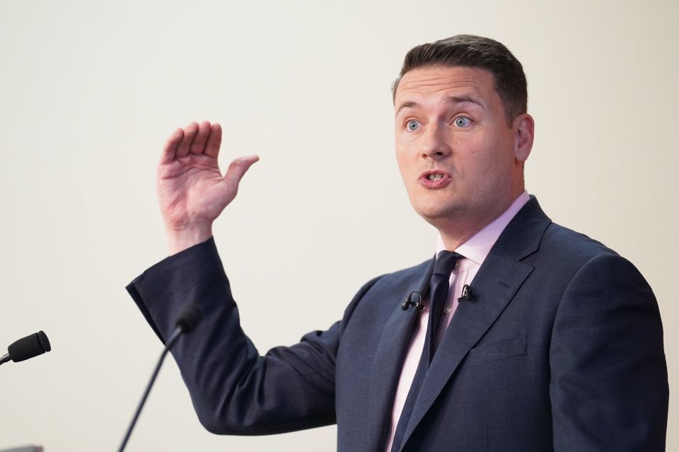 Shadow health secretary Wes Streeting