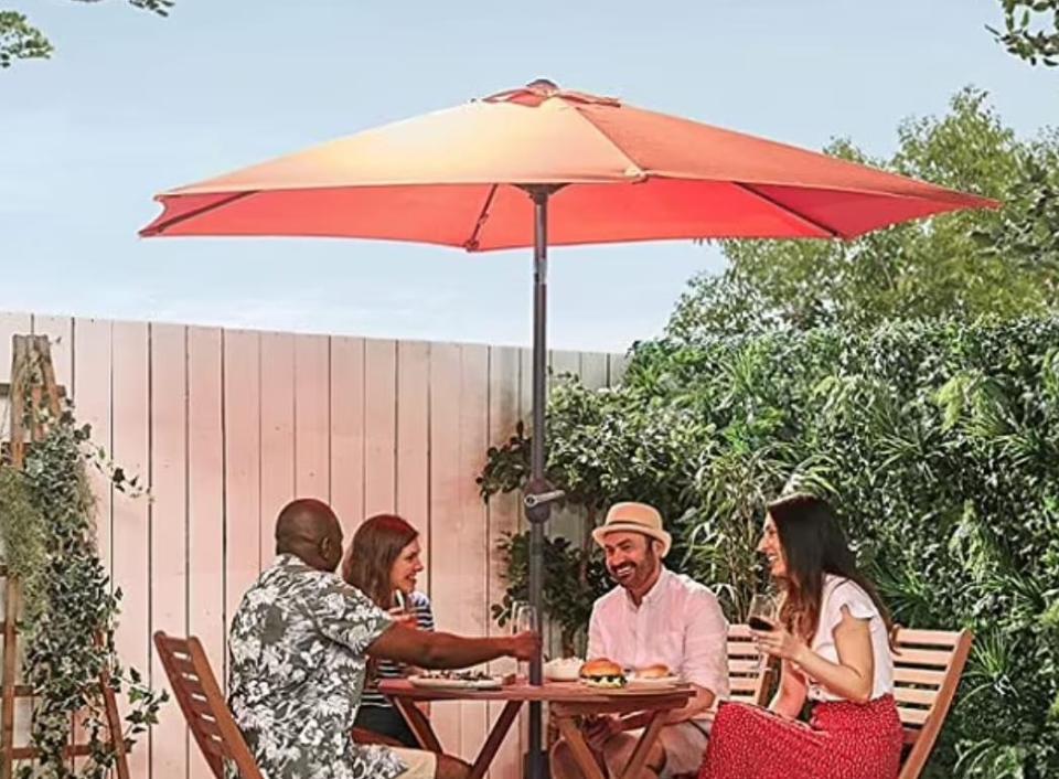 VonHaus offers a £40 parasol with a hand crank