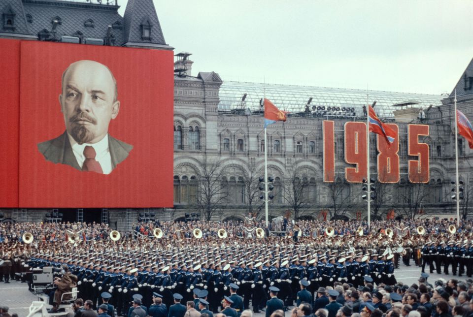 The same event being celebrated back in 1985 - the day is a source of national pride for Russia