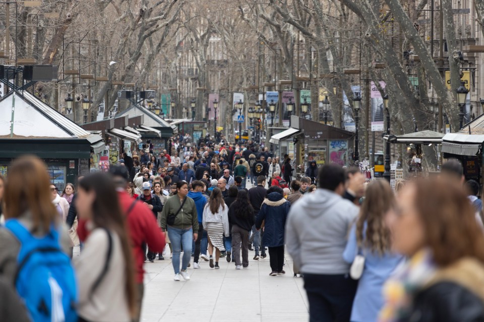 Pickpocketers tend to target tourists in Las Ramblas