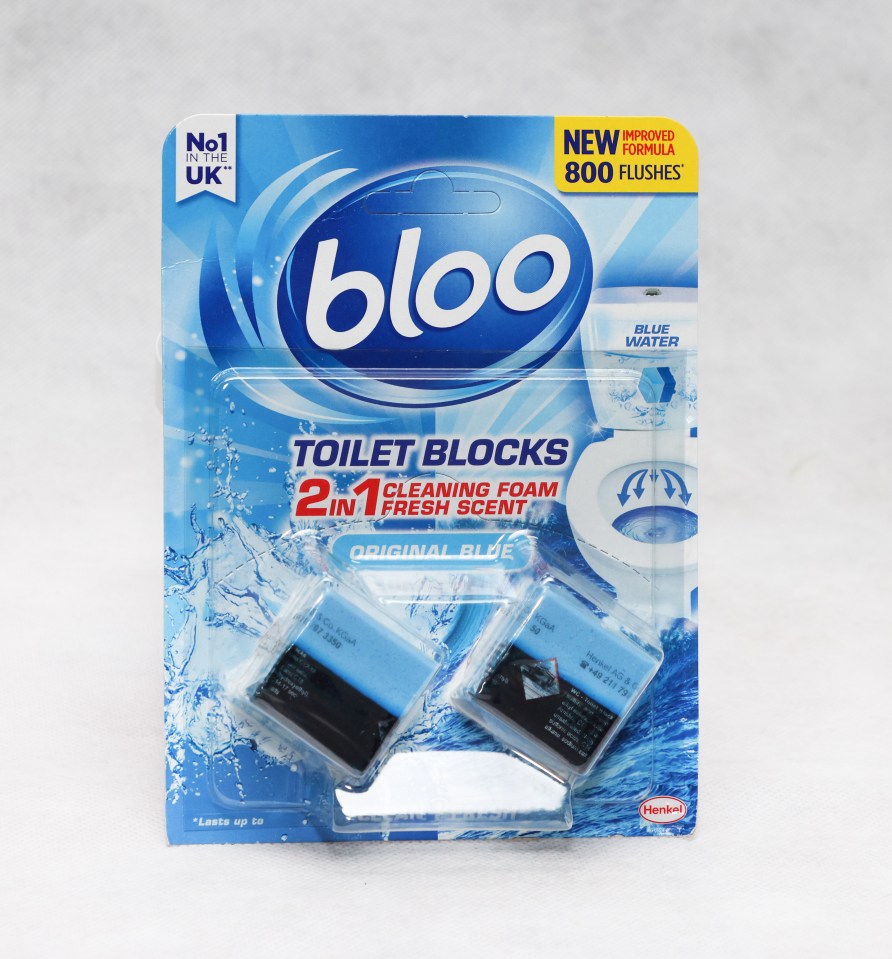 Bloo can help get rid of tough limescale stains in your loo - but prepare for it to be messy