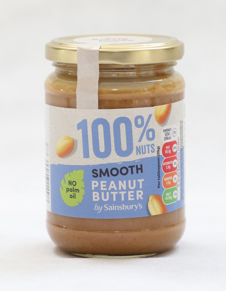 Peanut butter made by Sainsbury's is good value for money